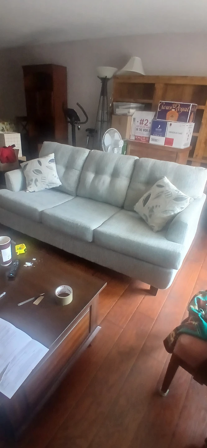 Couch - Grey weave - photo 3