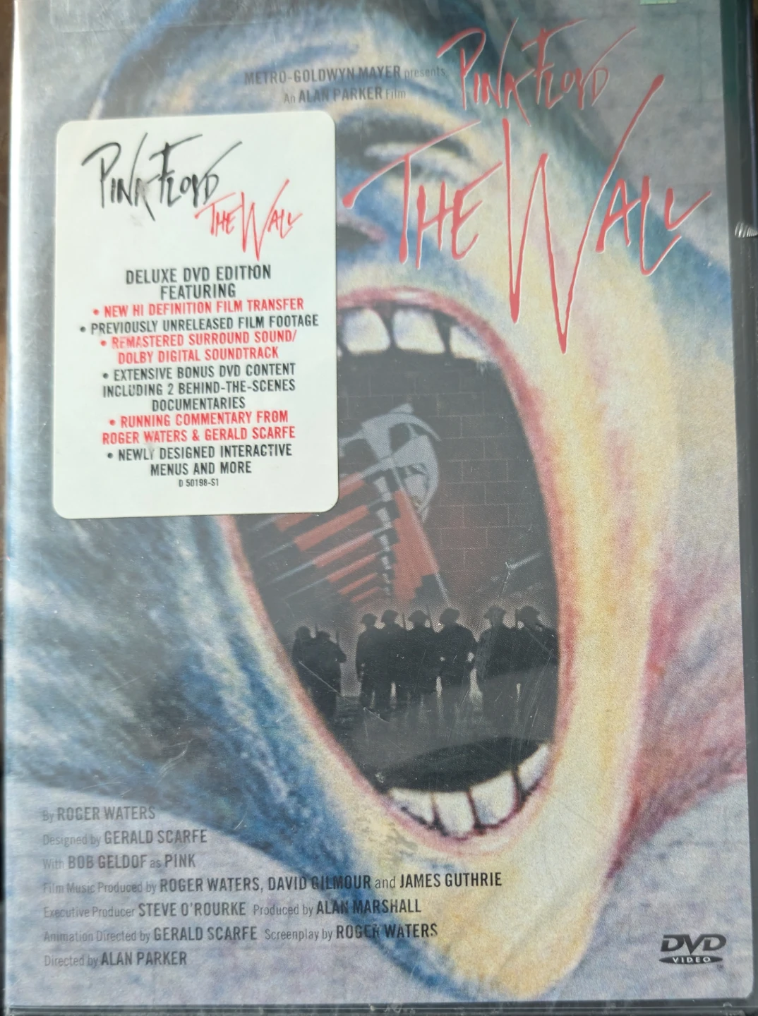Pink Floyd The Wall Deluxe DVD Edition New Sealed
