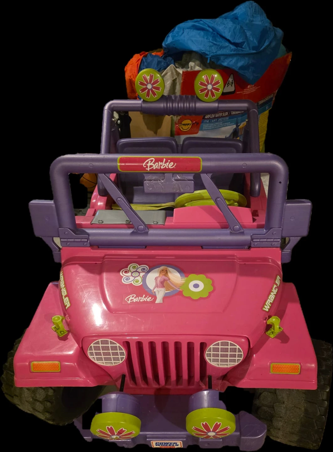 Barbie Pink Power 24V Wheels Jeep Wrangler Ride-On Toy