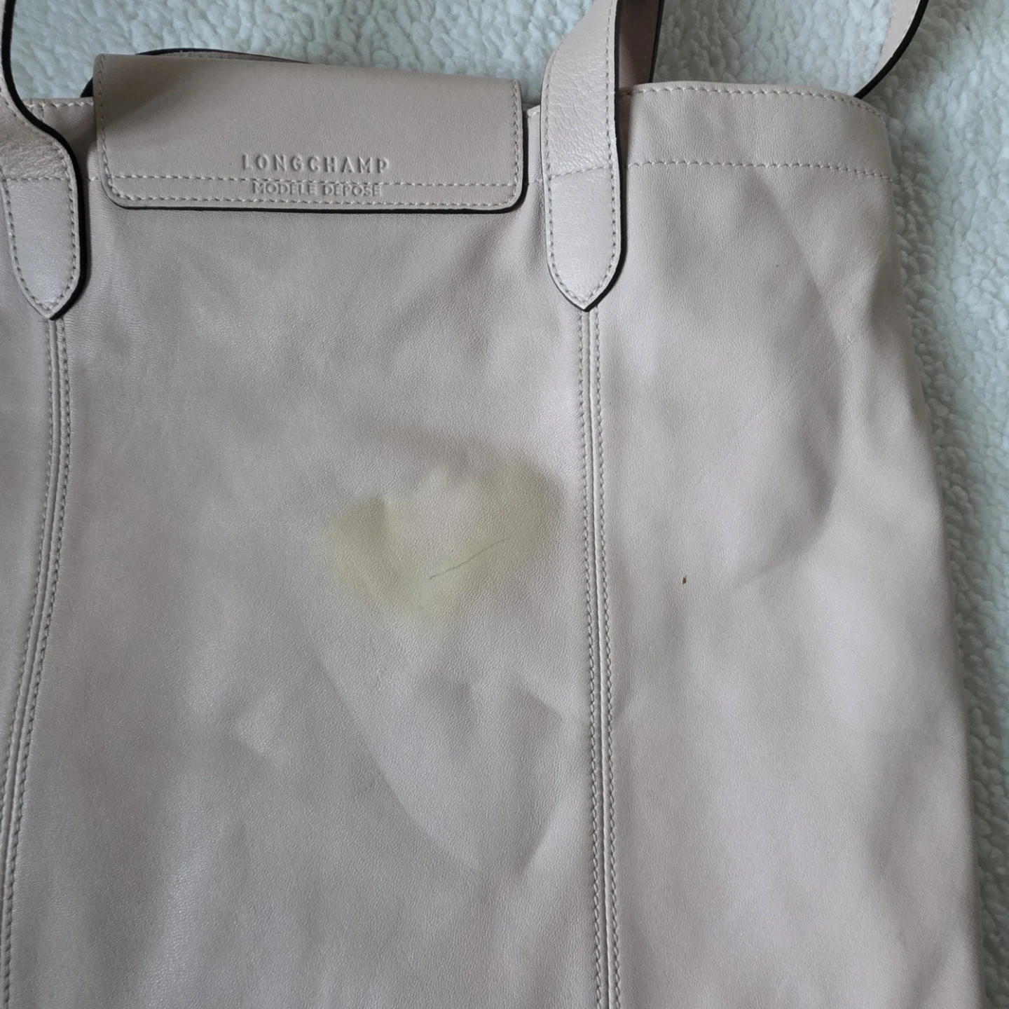 Longchamp Pink Leather Tote Bag - photo 3