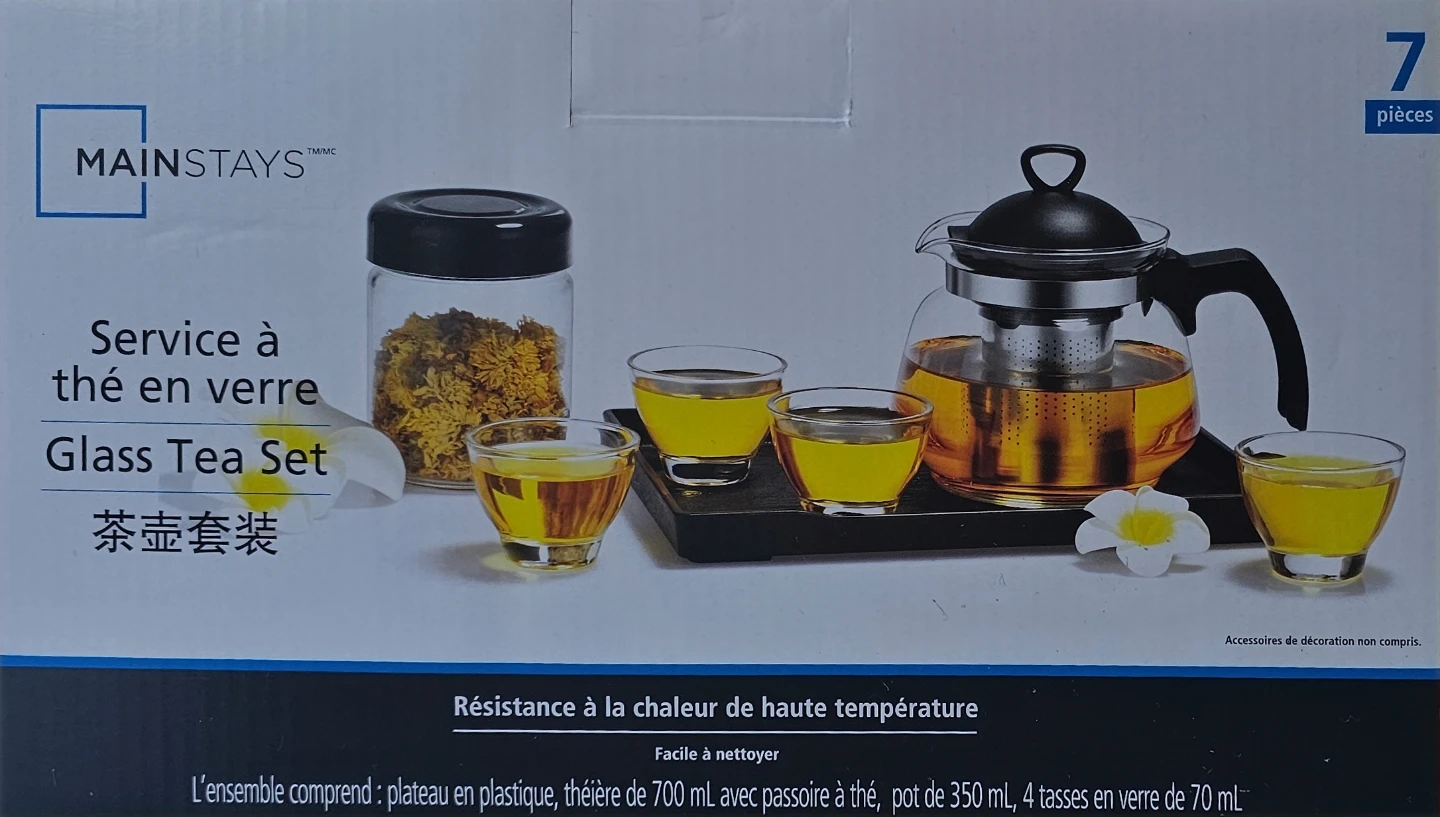 Mainstays Glass Tea Set - 7 Pieces