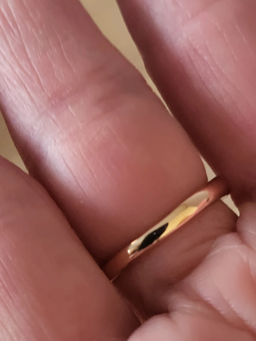 18k Rose Gold plated Engagement Ring - photo 3