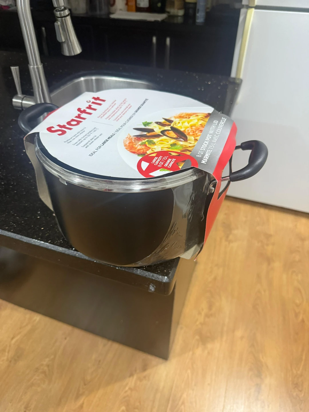 Starfrit 8 Qt Stock Pot with Lid - photo 2