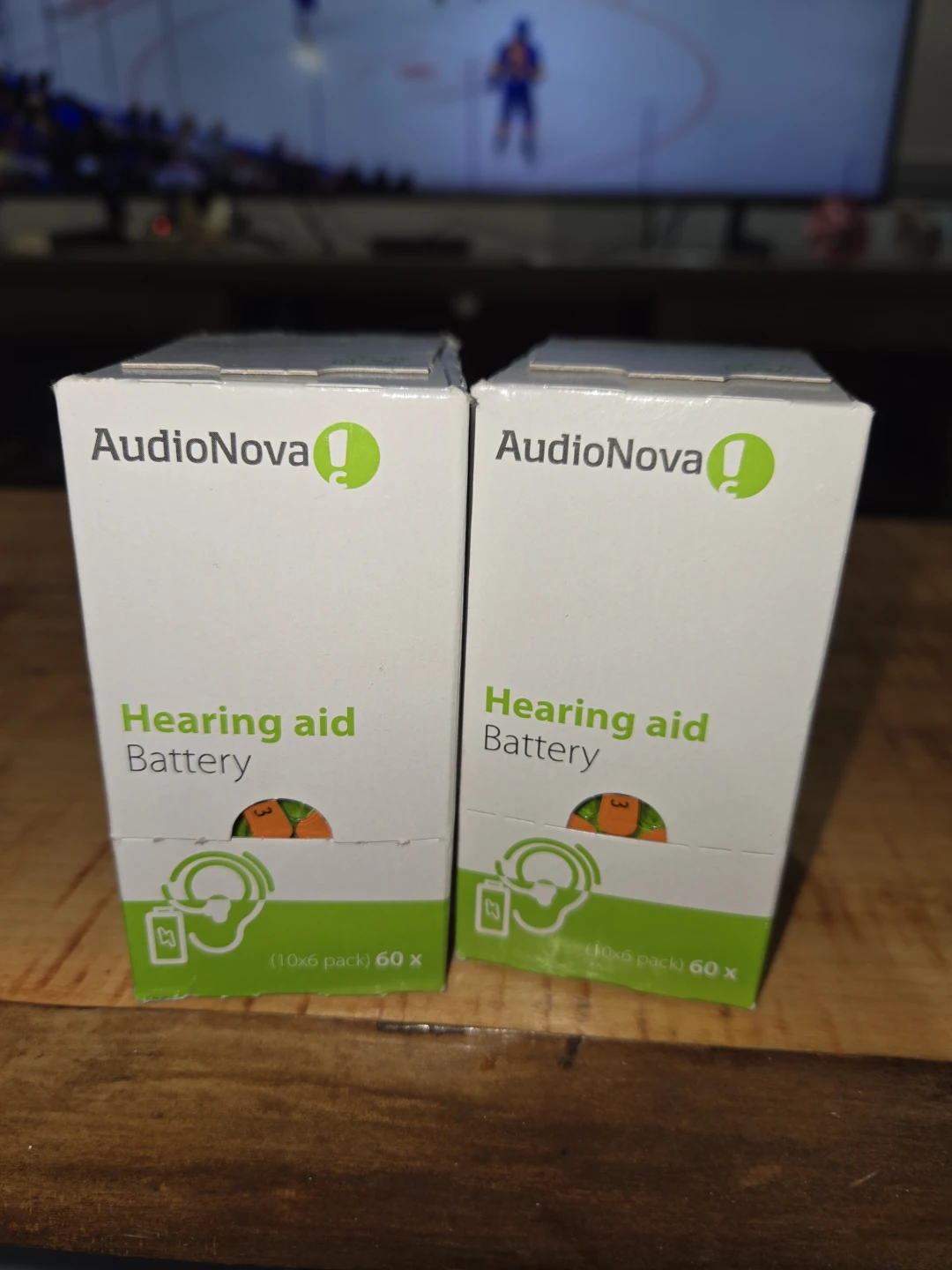 AudioNova Hearing Aid Batteries - 2 x 60 Pack