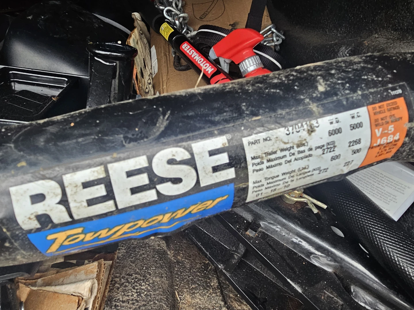 Reese 37041 class 5 hitch + dual reciever attachment