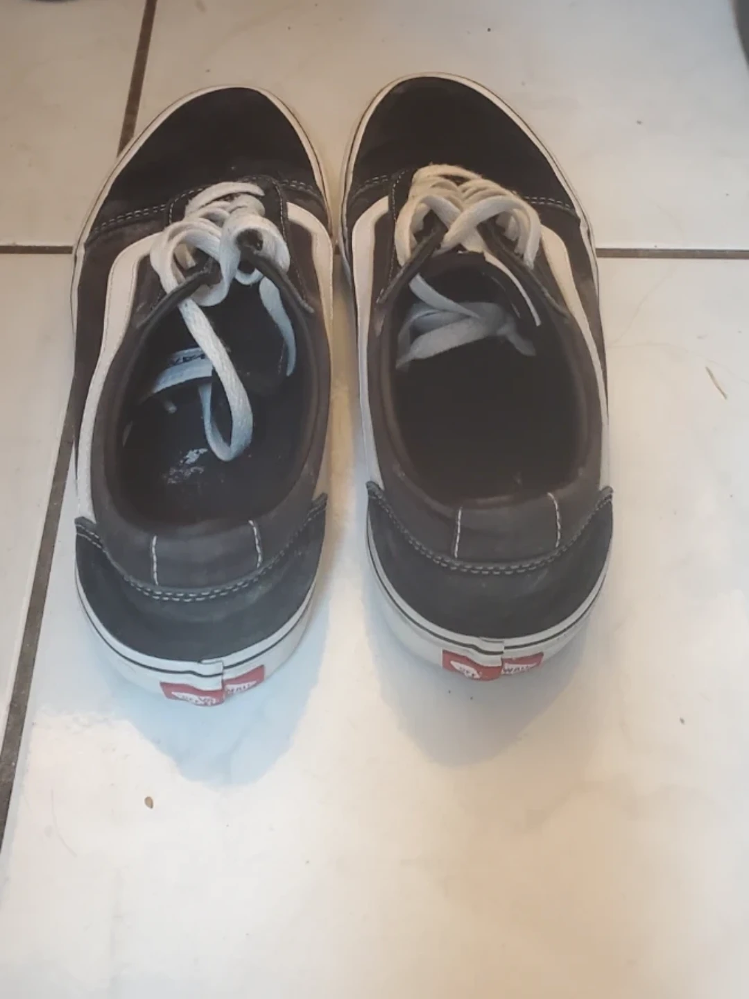 Vans Old Skool Black White Skate Shoes - photo 2