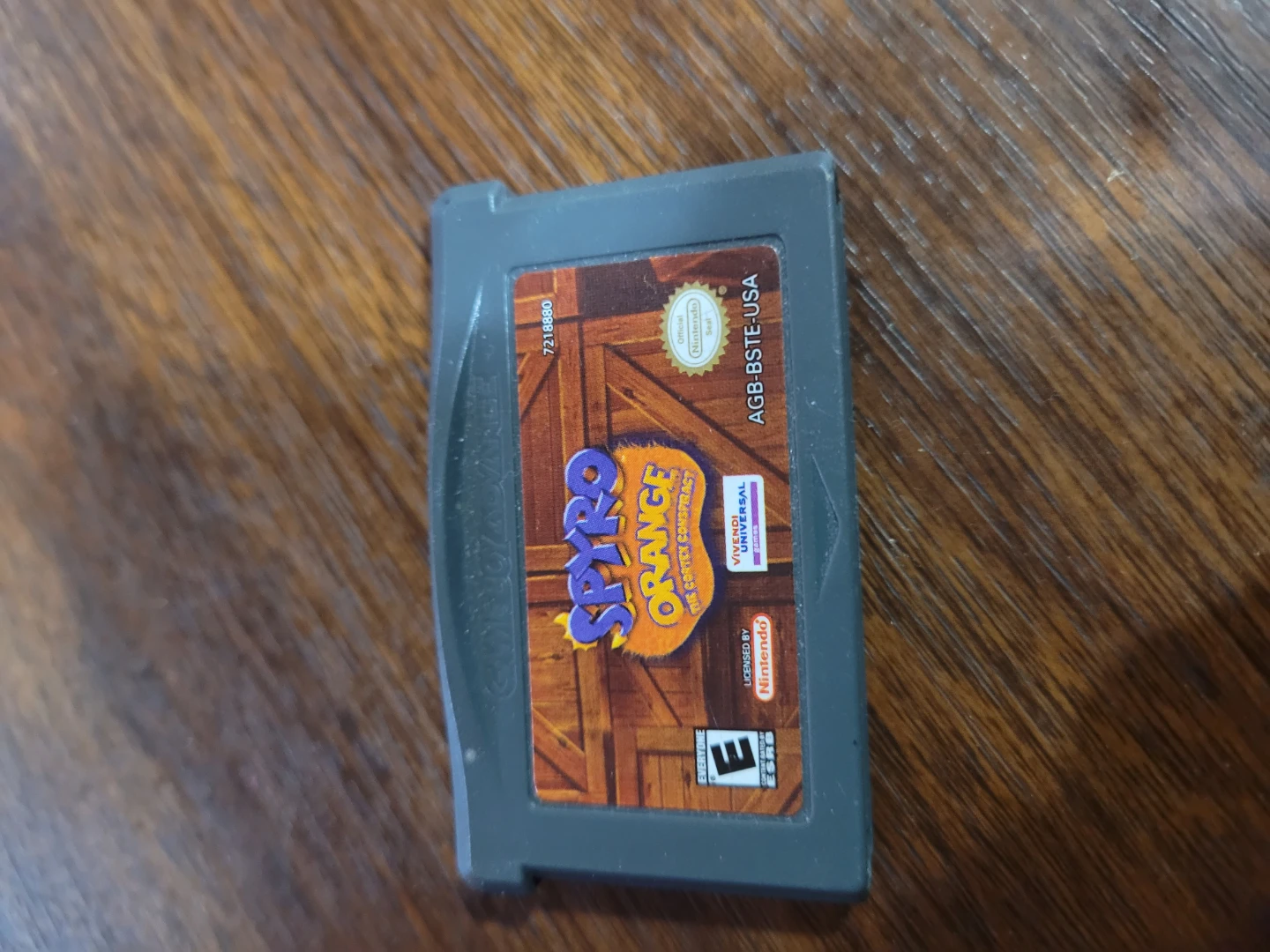 Spyro Orange: The Gateway to Glimmer Game Boy Advance Cartridge