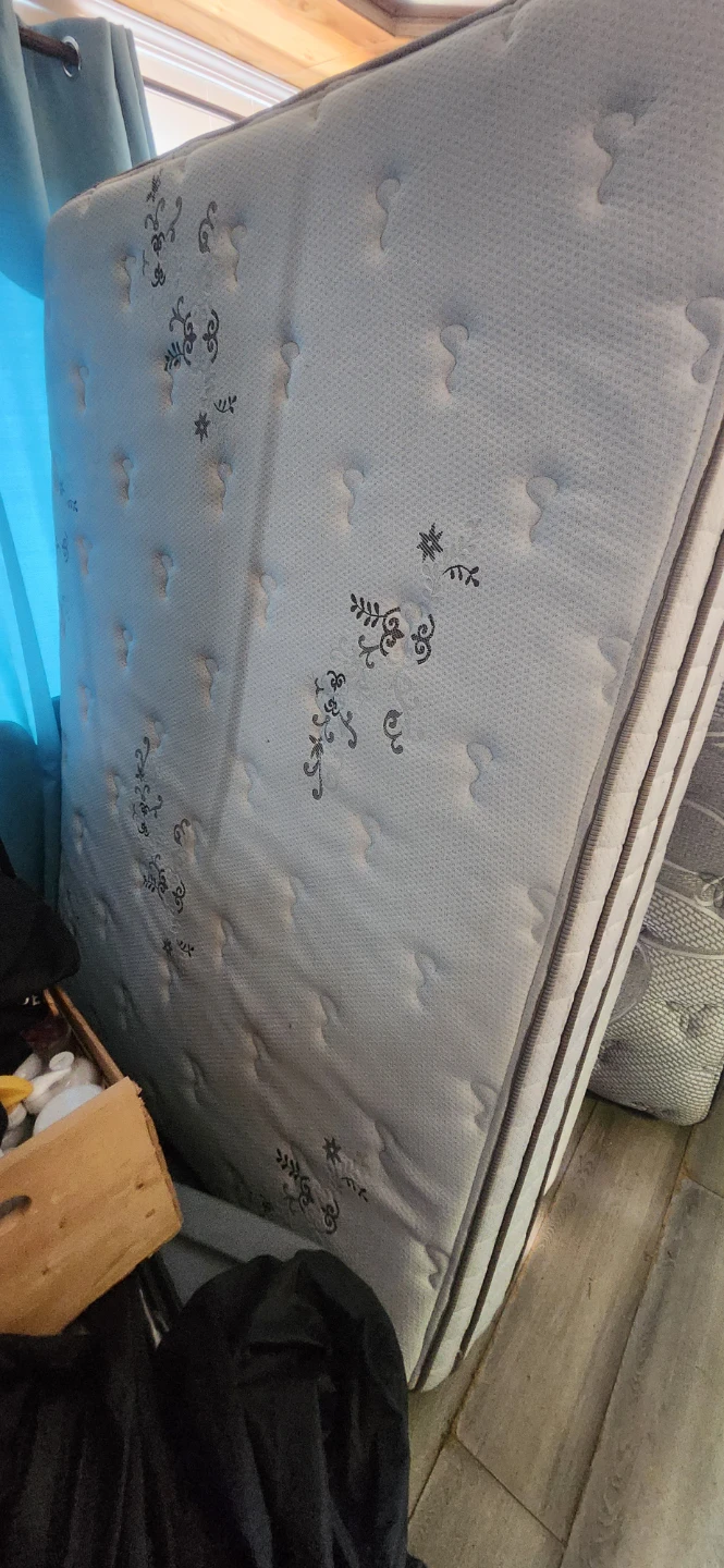 Queen Mattress / box spring and Bed Frame