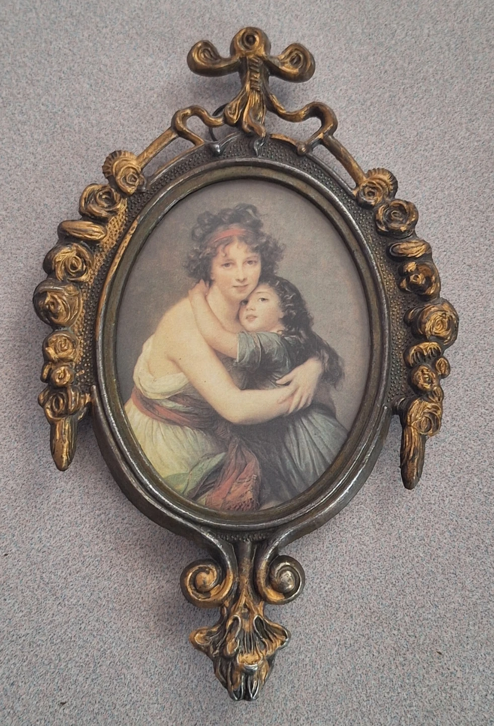 Vintage Italy Ornate Oval Wall Picture Frames Set of 2 - photo 3