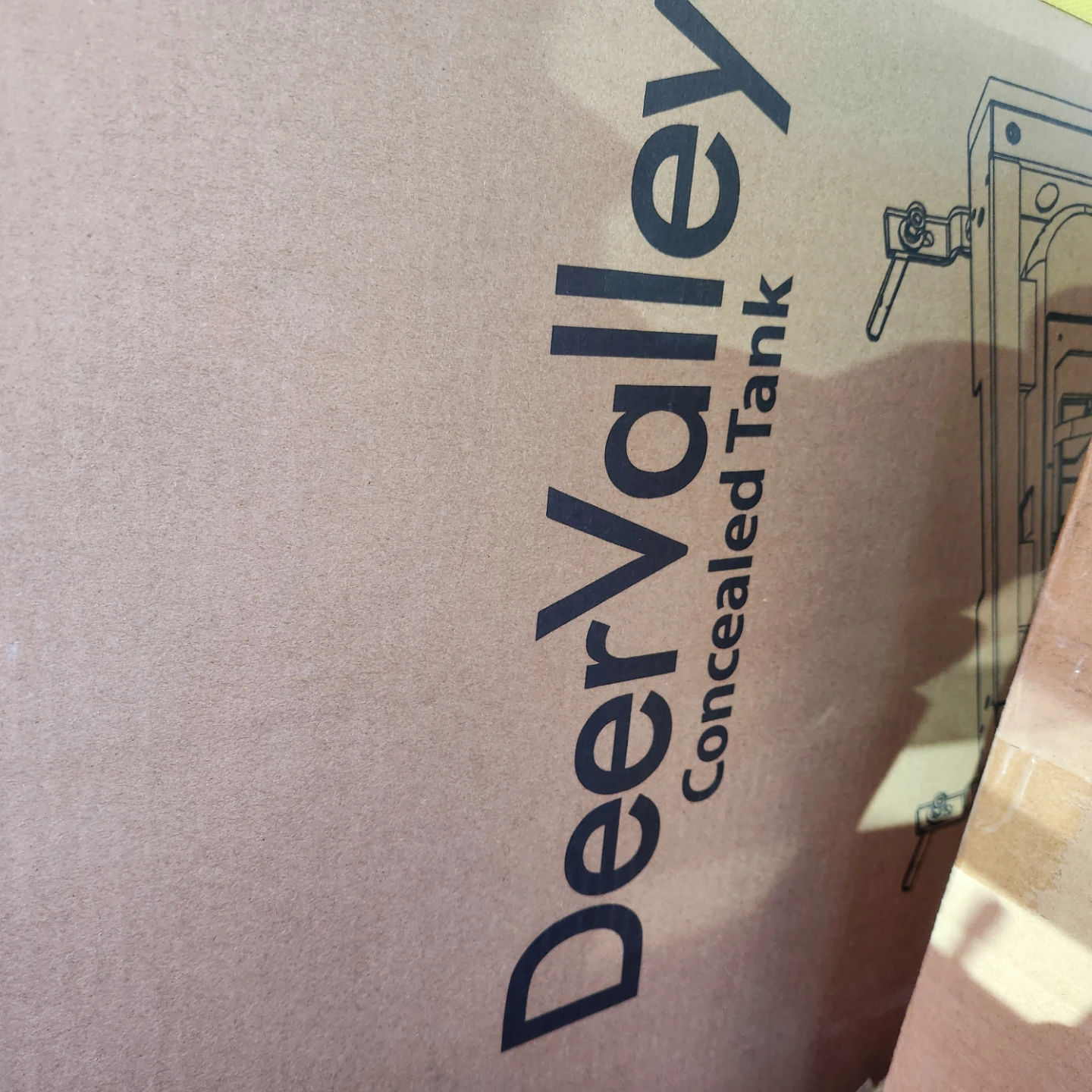 Deer Valley DV-1C0087 Concealed In-Wall Toilet Tank - photo 2
