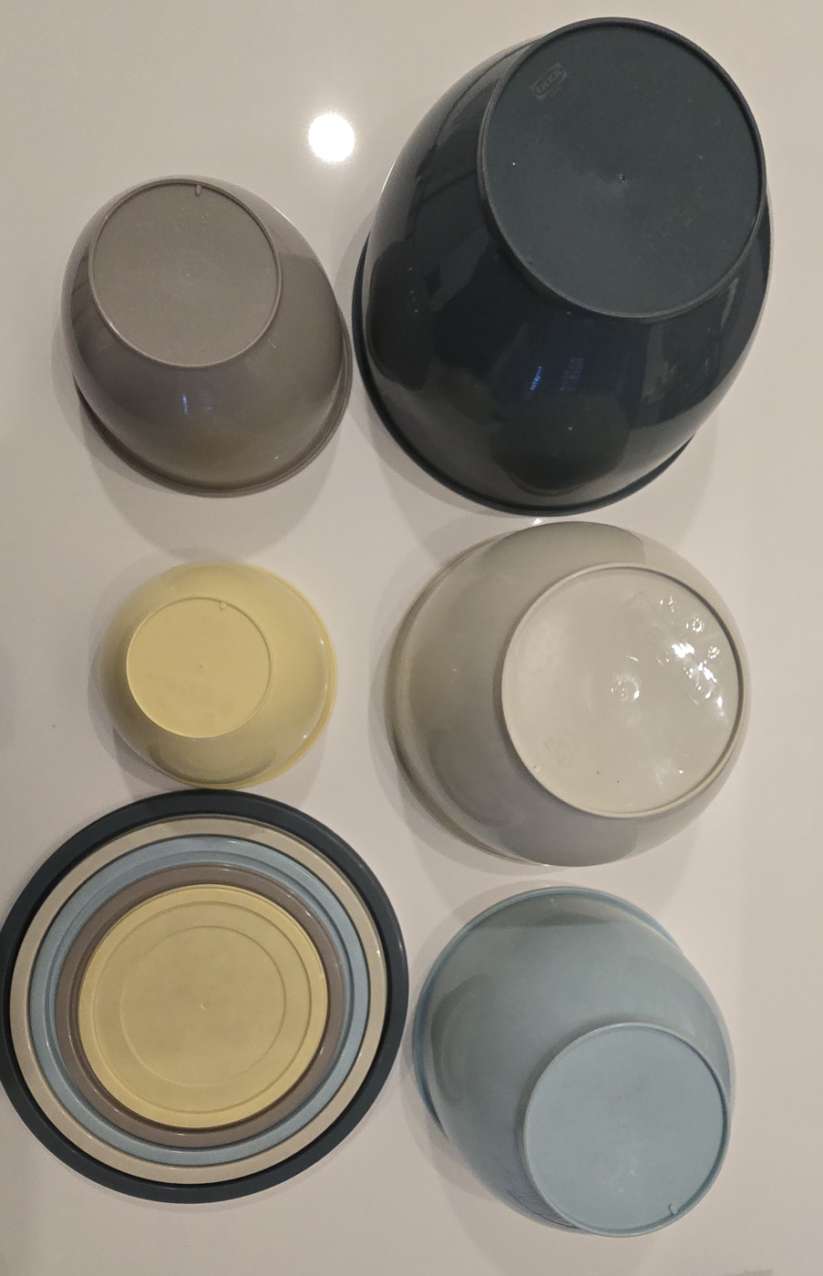 Set of 5 Mixing/Storage Bowls