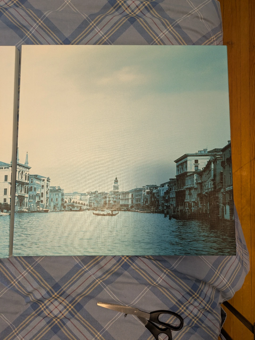 Venice Canal Scene Canvas Art Print Triptych - photo 4
