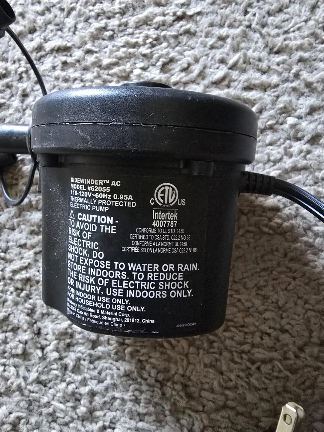 Sidewinder AC Air Pump - photo 2