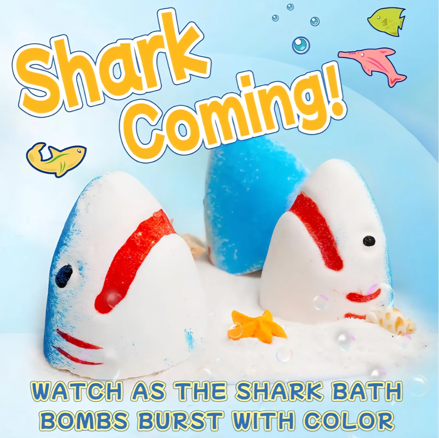 Shark Bath Bombs For Kids - photo 2