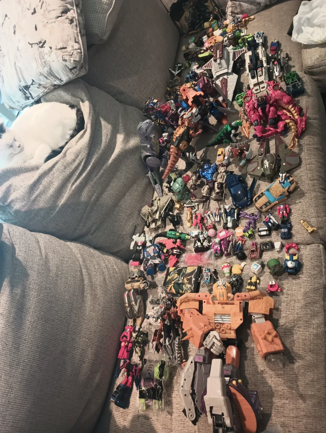 Lot of Transformers Action Figures