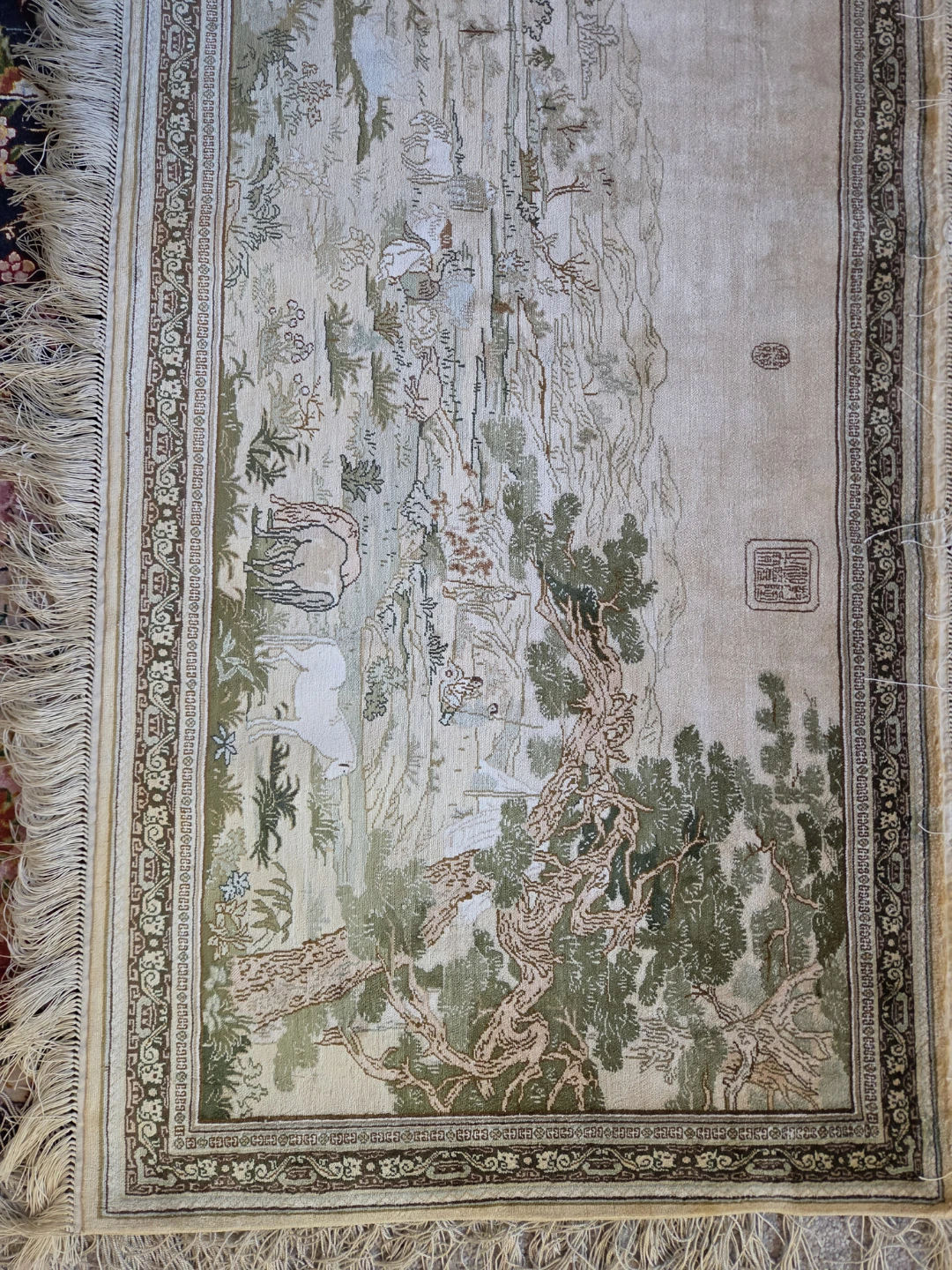 Rug with Scenic, Chinese Silk for Museum of Art - photo 2