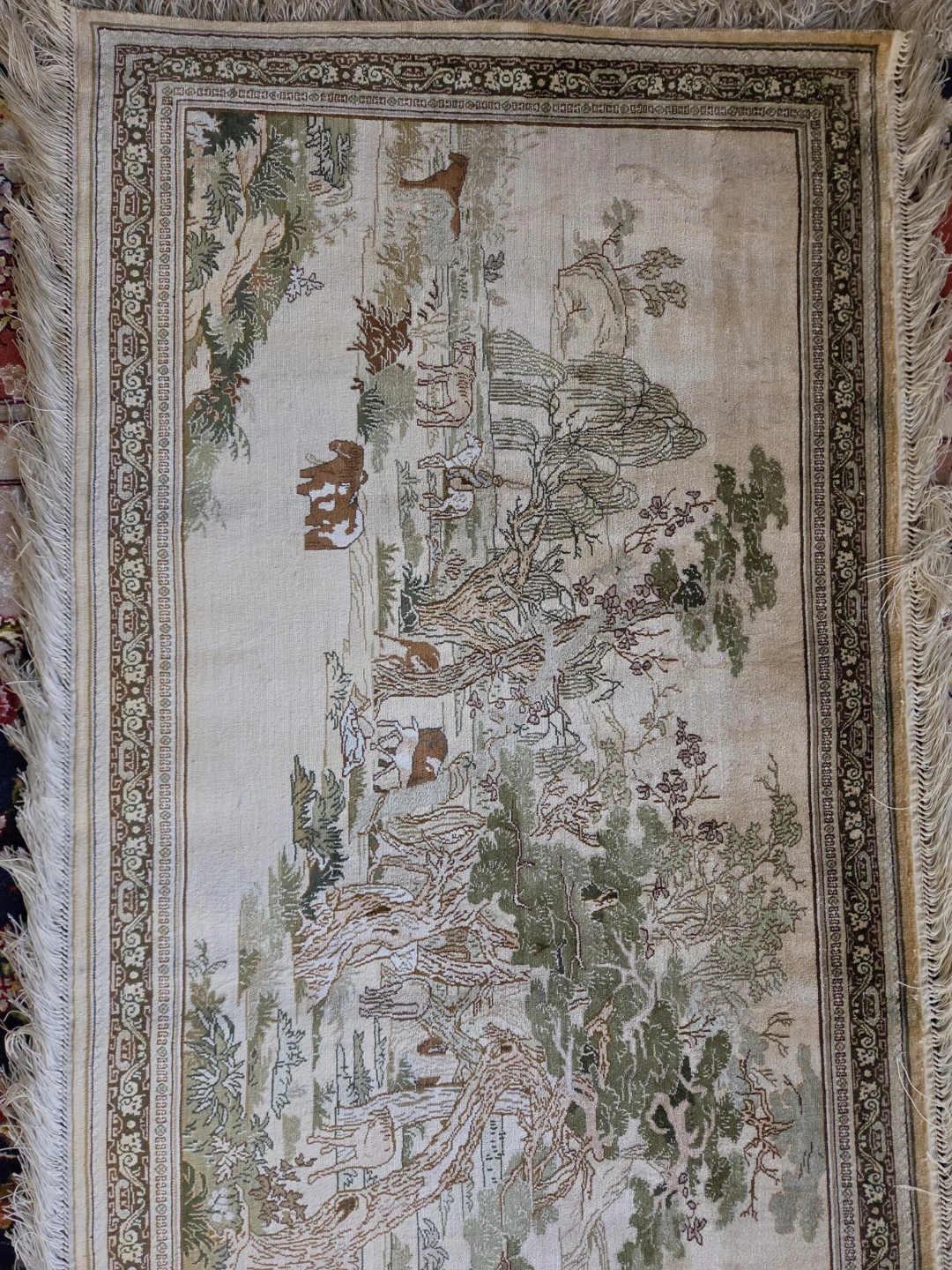 Rug with Scenic, Chinese Silk for Museum of Art - photo 3