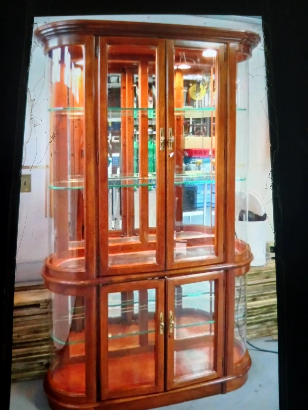 Wooden Glass Display Cabinet