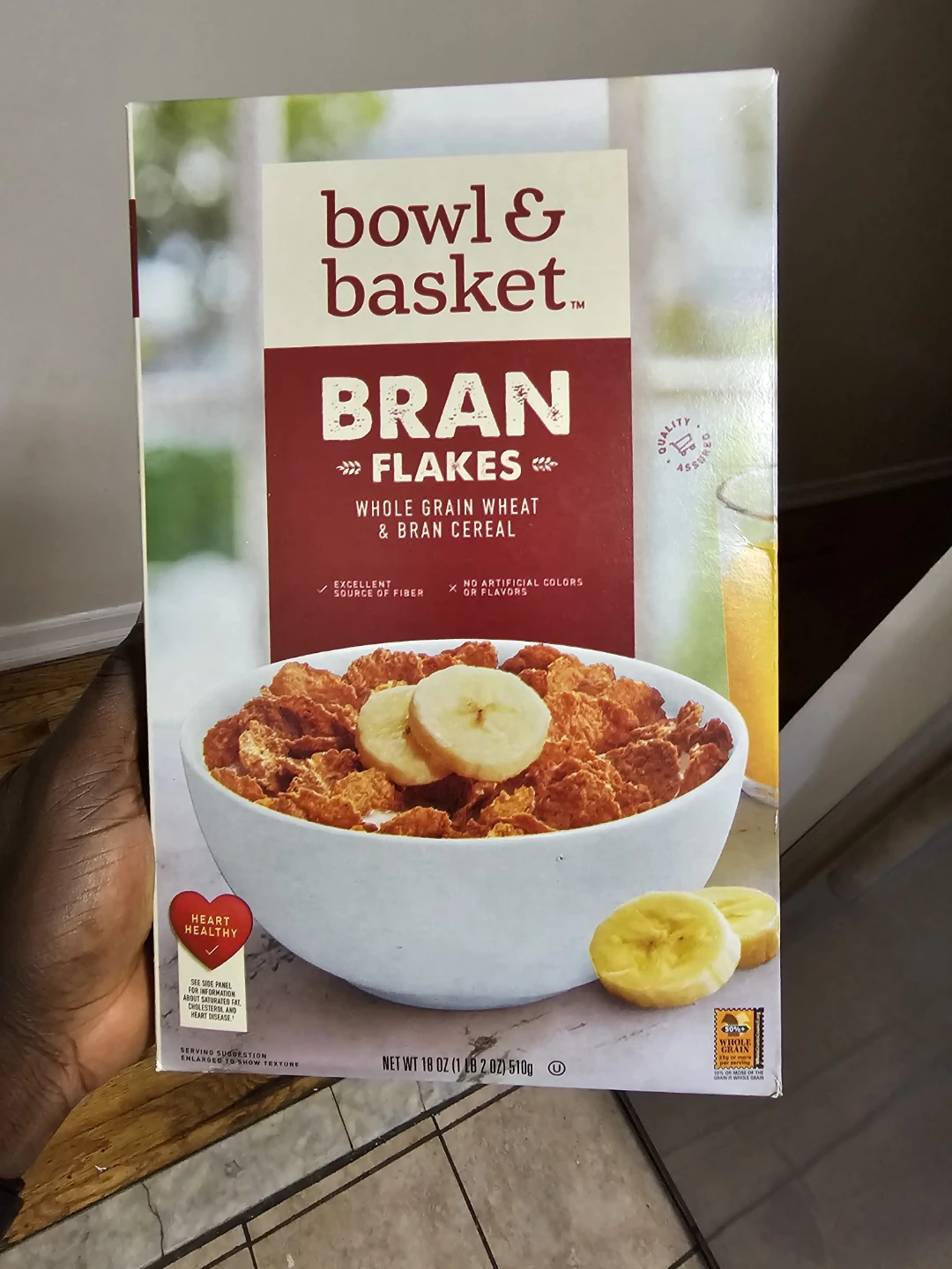 Bowl & Basket Bran Flakes Whole Grain Wheat & Bran Cereal 18 oz
