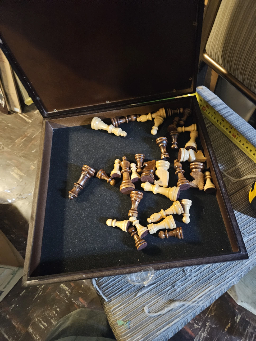Wooden Chess Set with Board - photo 3