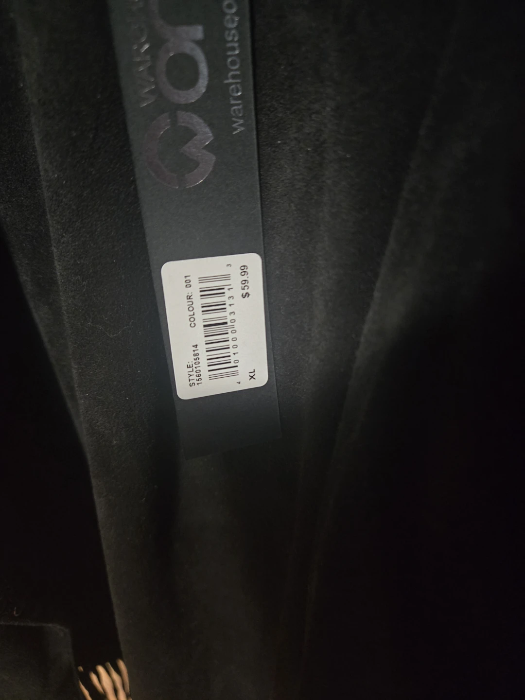 Black Fringe Jacket XL - photo 2