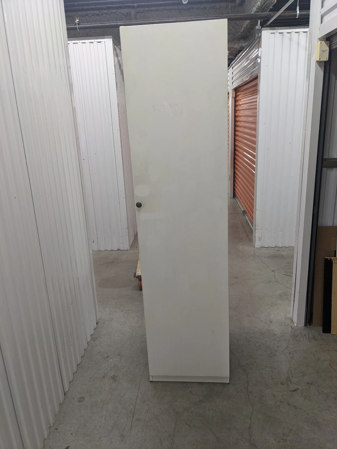 White Tall Cabinet with Drawers