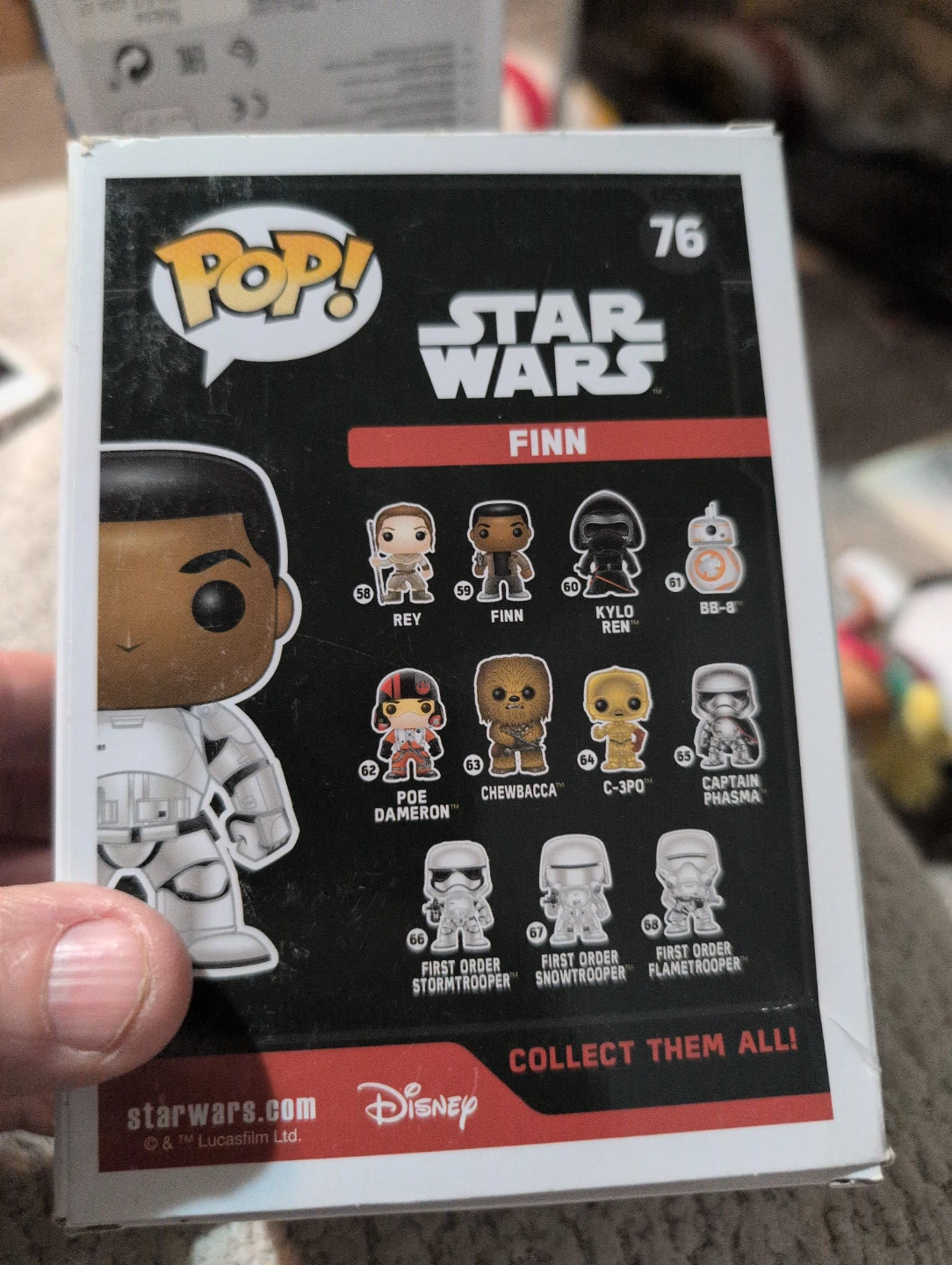 Funko Pop! Star Wars Finn #76 Vinyl Bobble-Head - photo 2