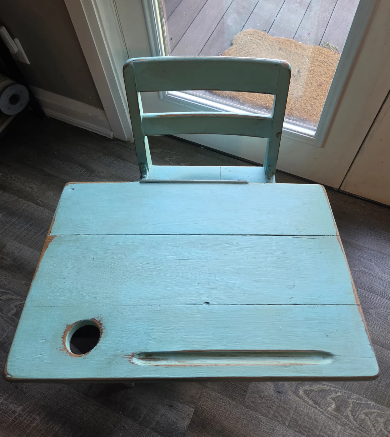 Vintage Children's School Desk - photo 4