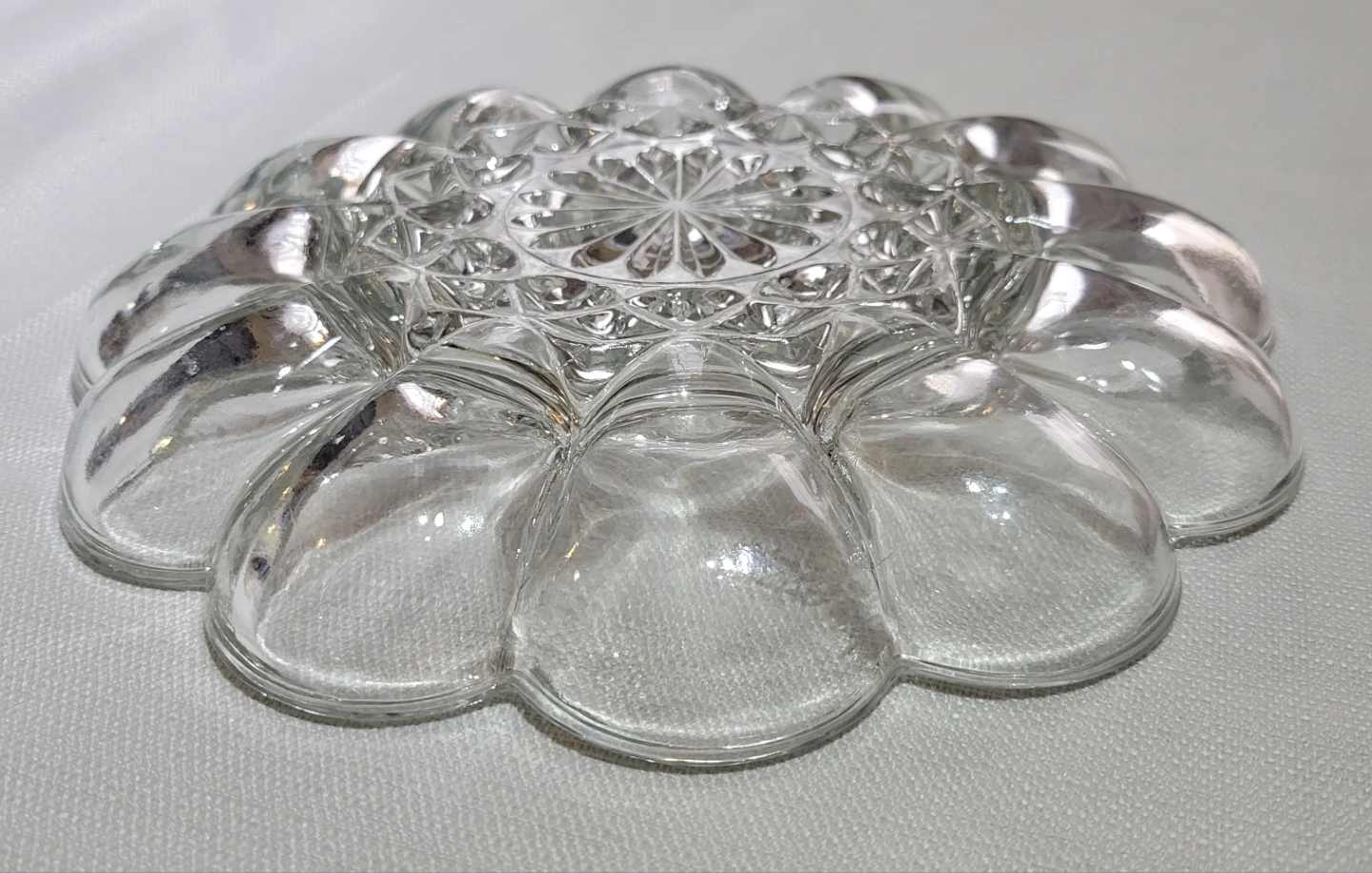 Glass Egg Serving Plate Tray - photo 4