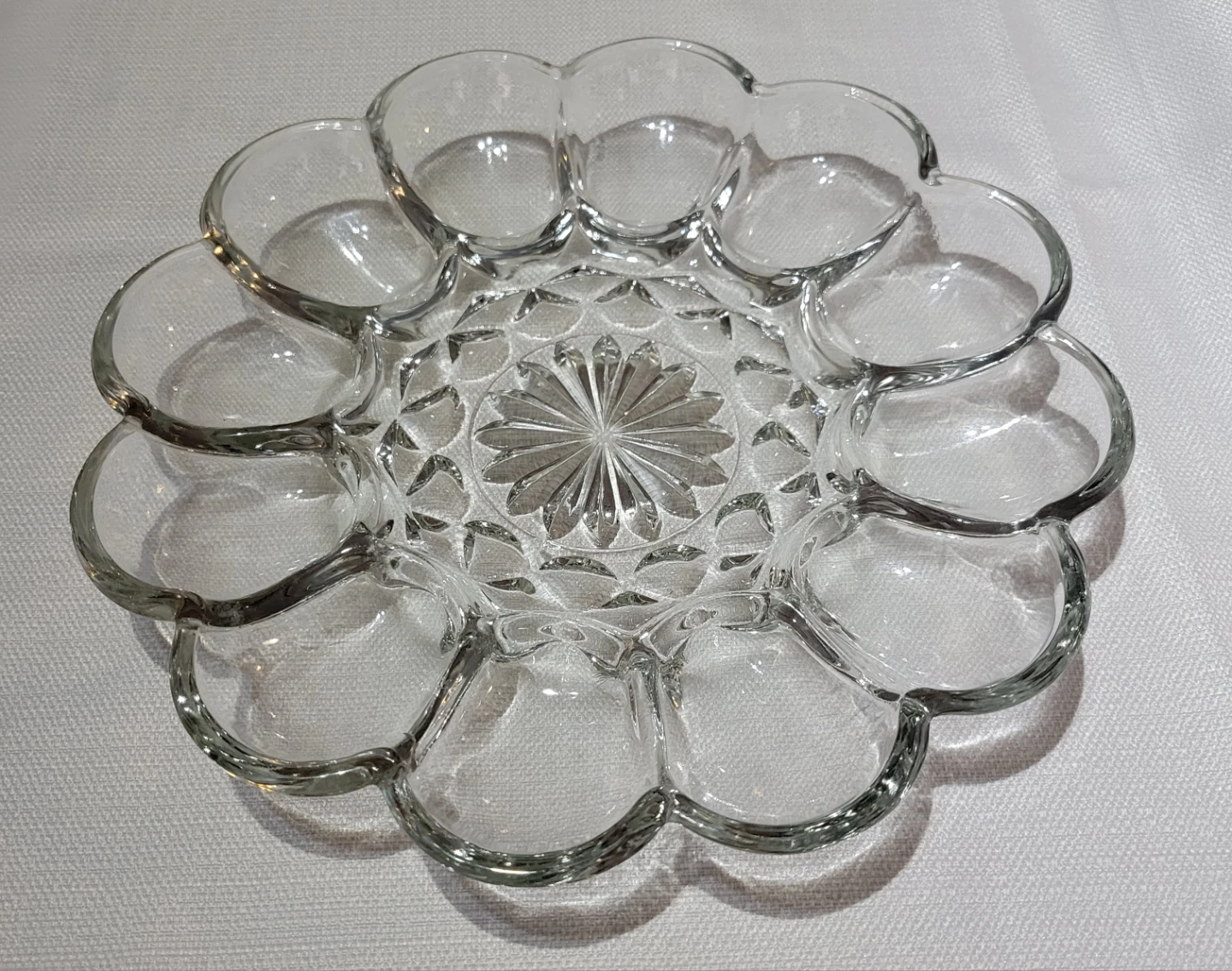 Glass Egg Serving Plate Tray - photo 5