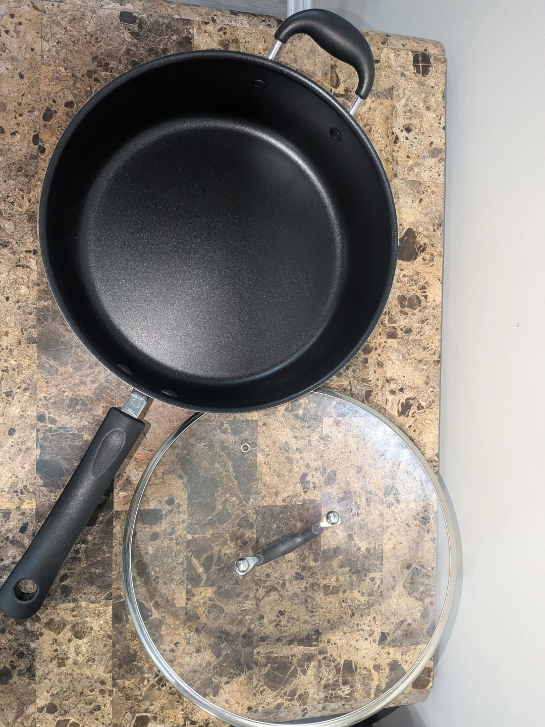 The Rock 3-Piece Non-Stick Cookware Set with Lids - photo 2