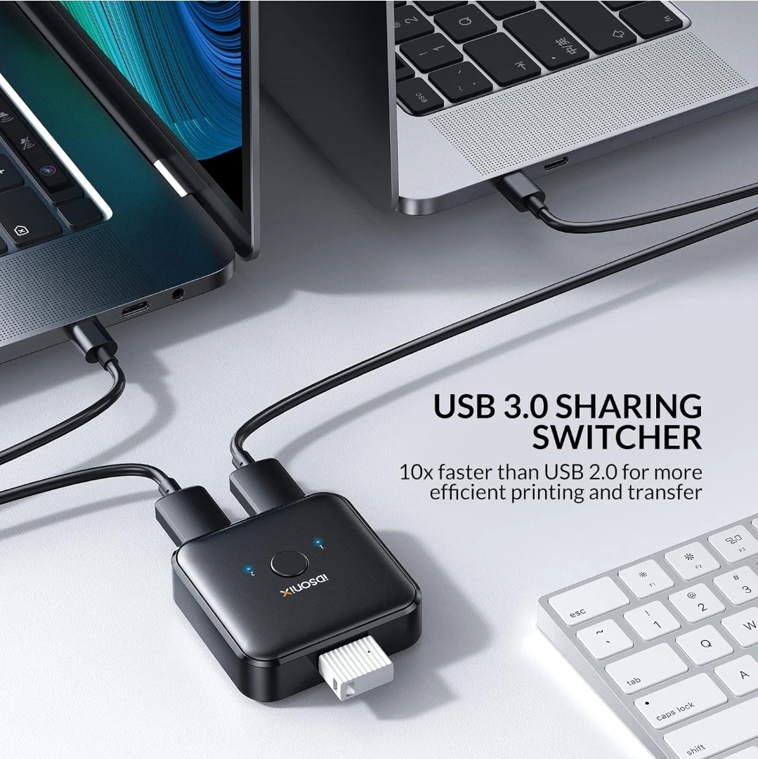 USB 3.0 Switcher 1 In 2 Out, ABS - photo 2