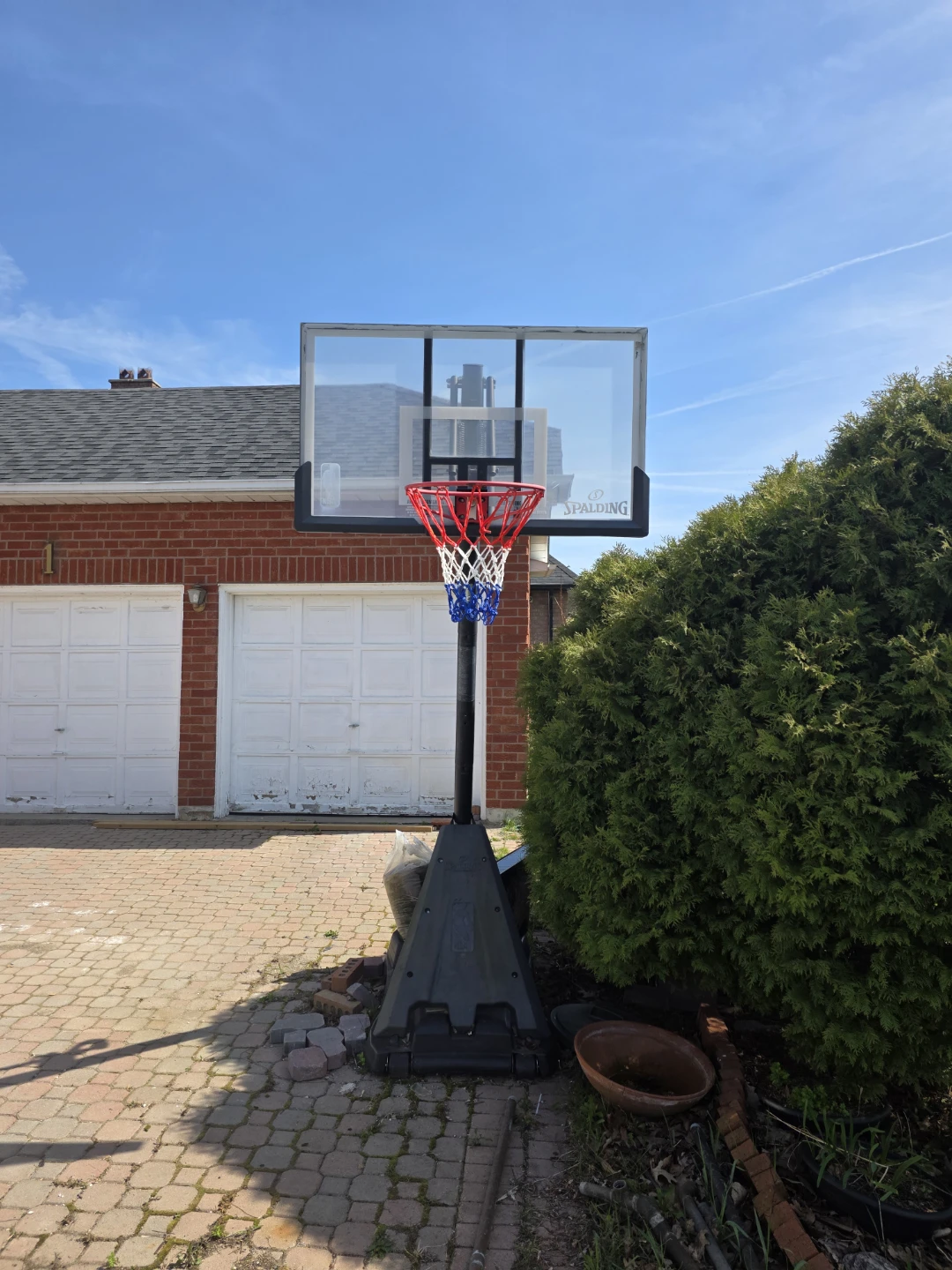 Spalding Portable Basketball Hoop with Clear Backboard - photo 3