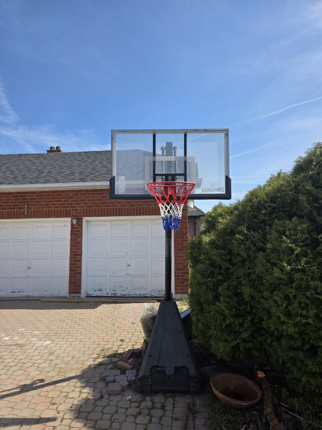 Spalding Portable Basketball Hoop with Clear Backboard - photo 4