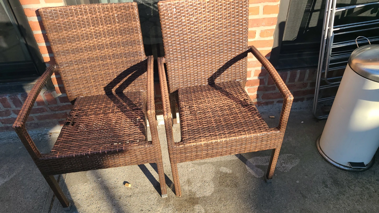 Woven Outdoor Chairs (Set of 2) - photo 3