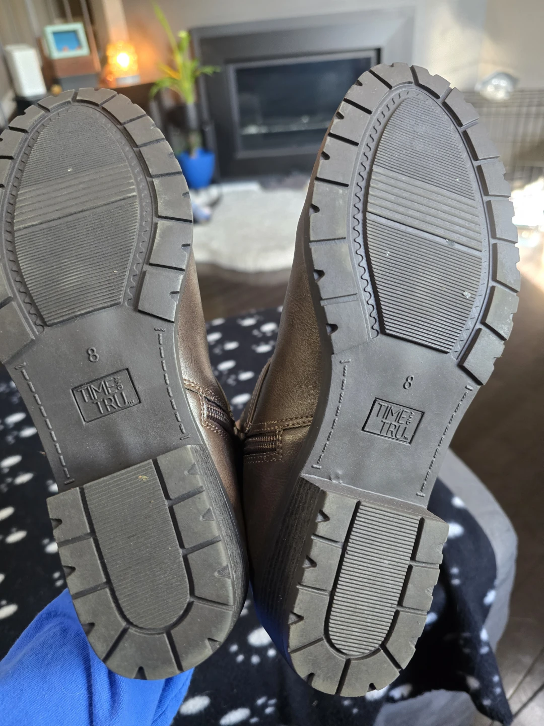 Time and Tru Brown Ankle Boots Size 8 - photo 3