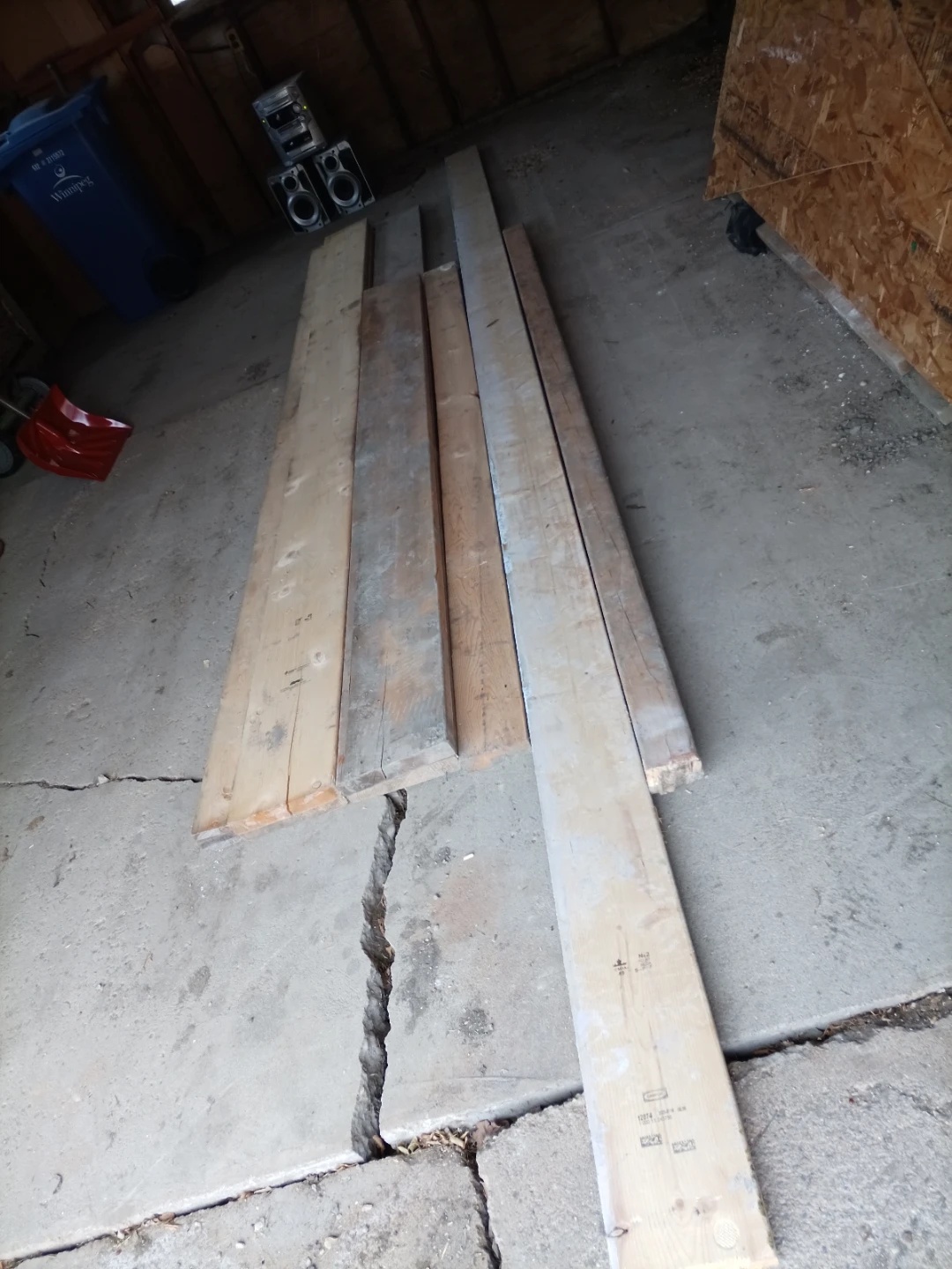 Assorted Lumber Boards