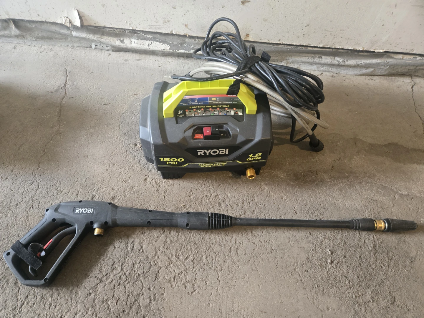 RYOBI pressure washer 1800 PSI - photo 3
