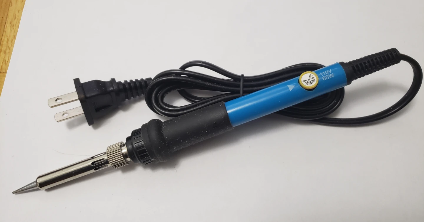 Adjustable Temperature Soldering Iron - 60W, 110V