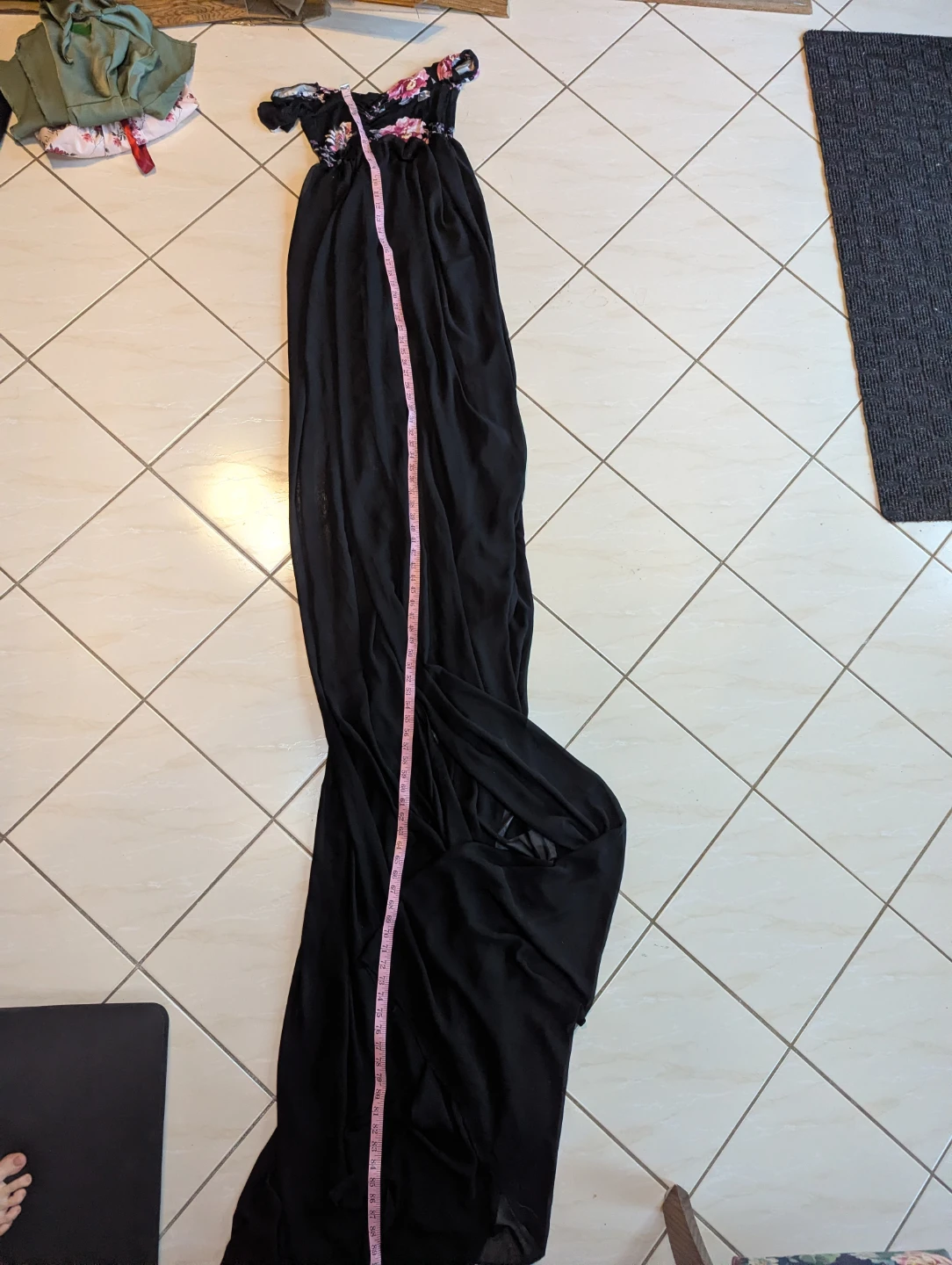 Design By C Women's Black Floral Maxi Dress - photo 5