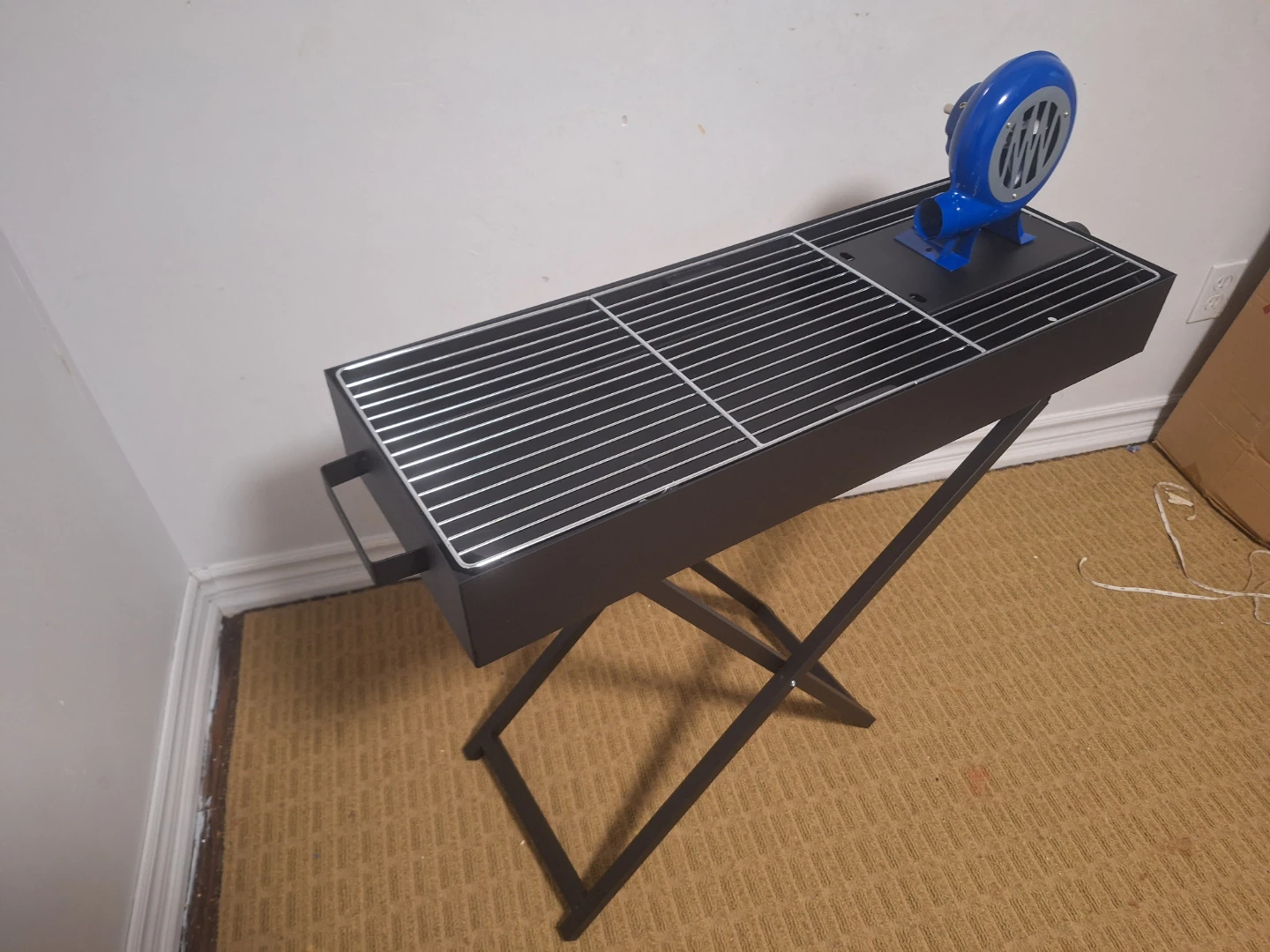 Portable Charcoal Grill with Blower - photo 2