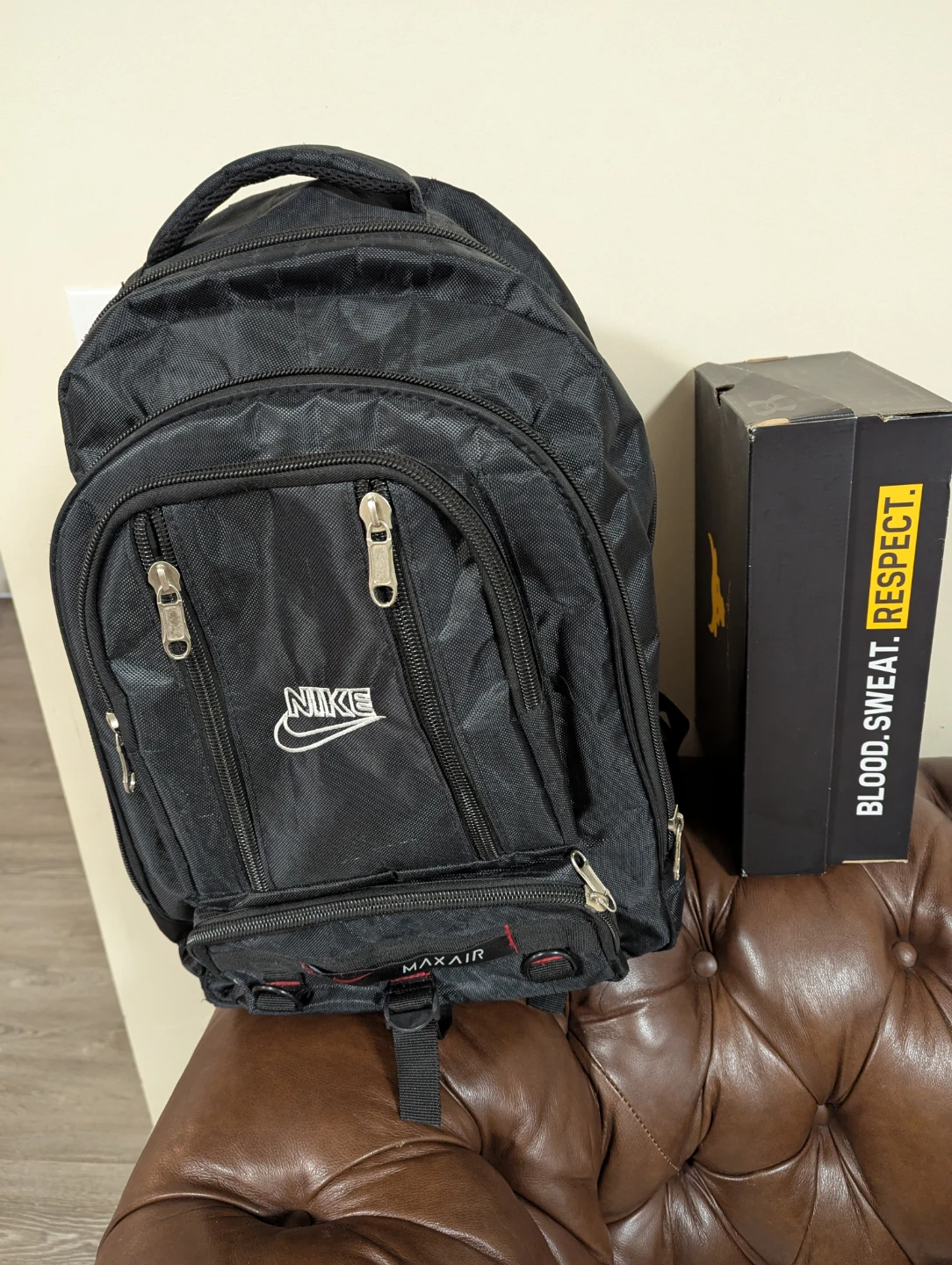 Black Nike Max Air Backpack