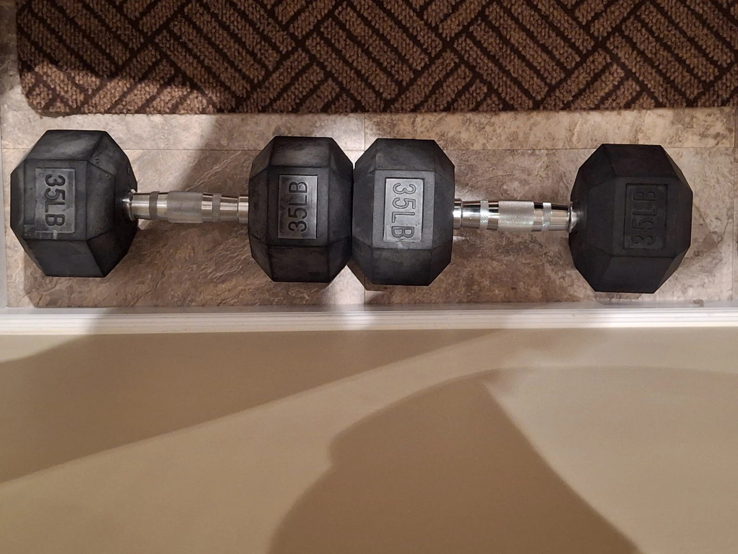 2 x 35LB Dumbbells - photo 2