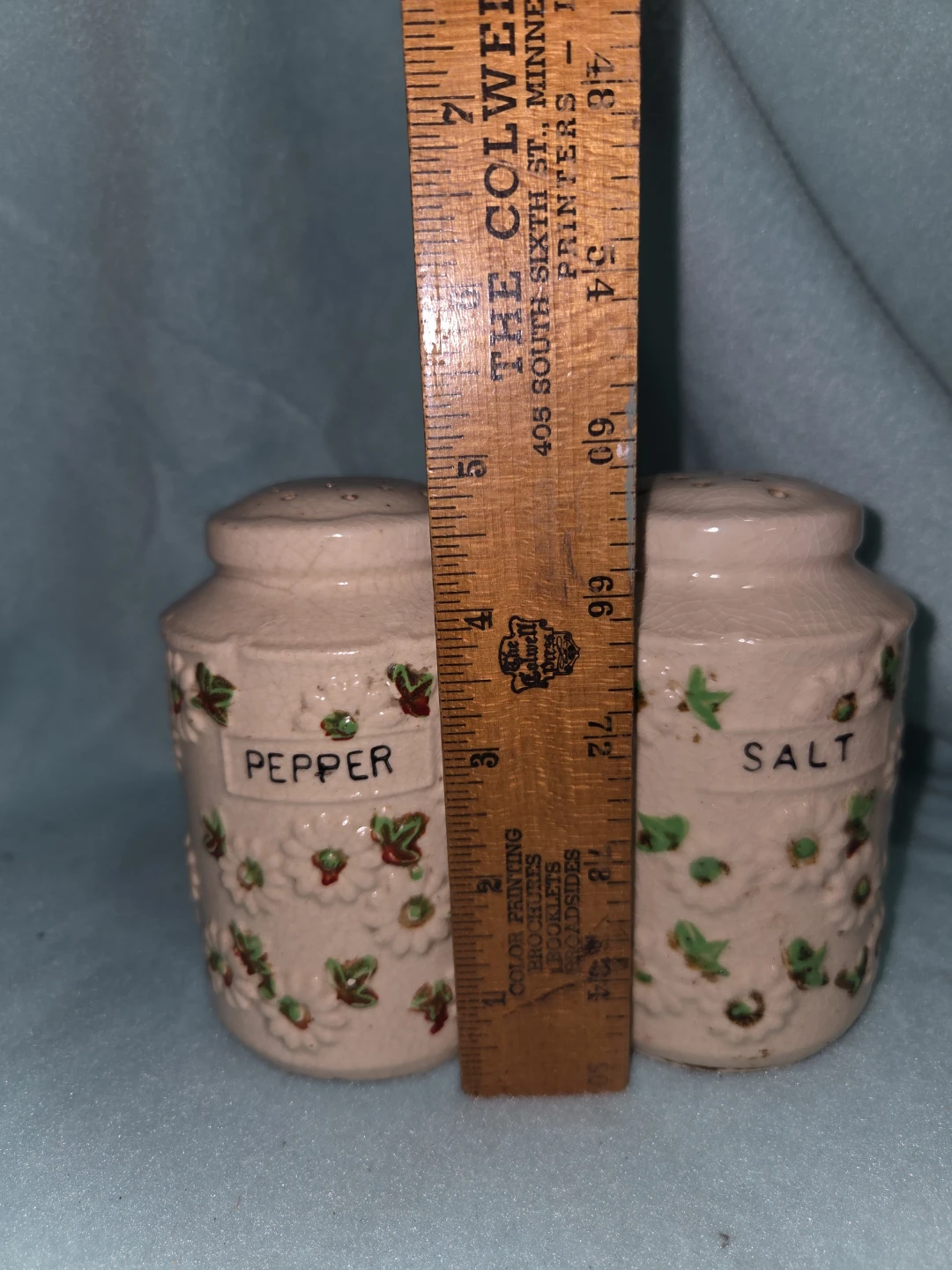 Vintage Floral Salt and Pepper Shakers - photo 5