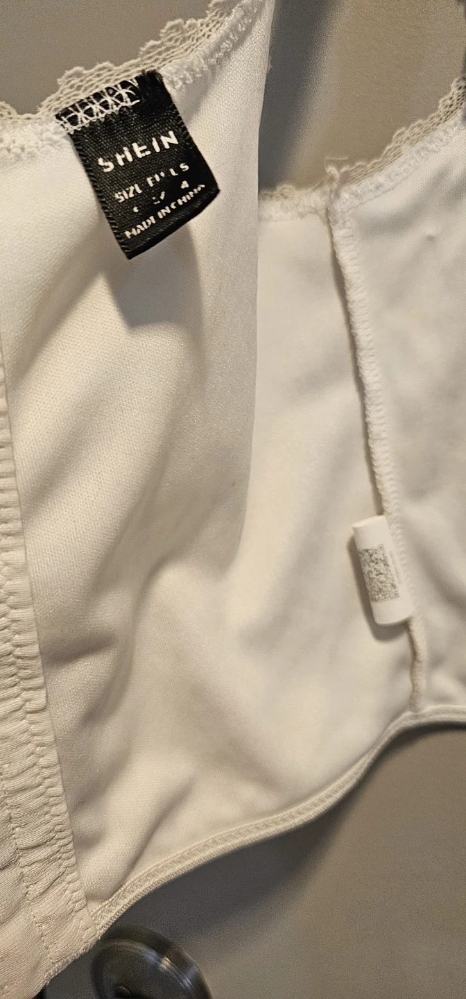 White Shein Corset Top Size S - photo 3