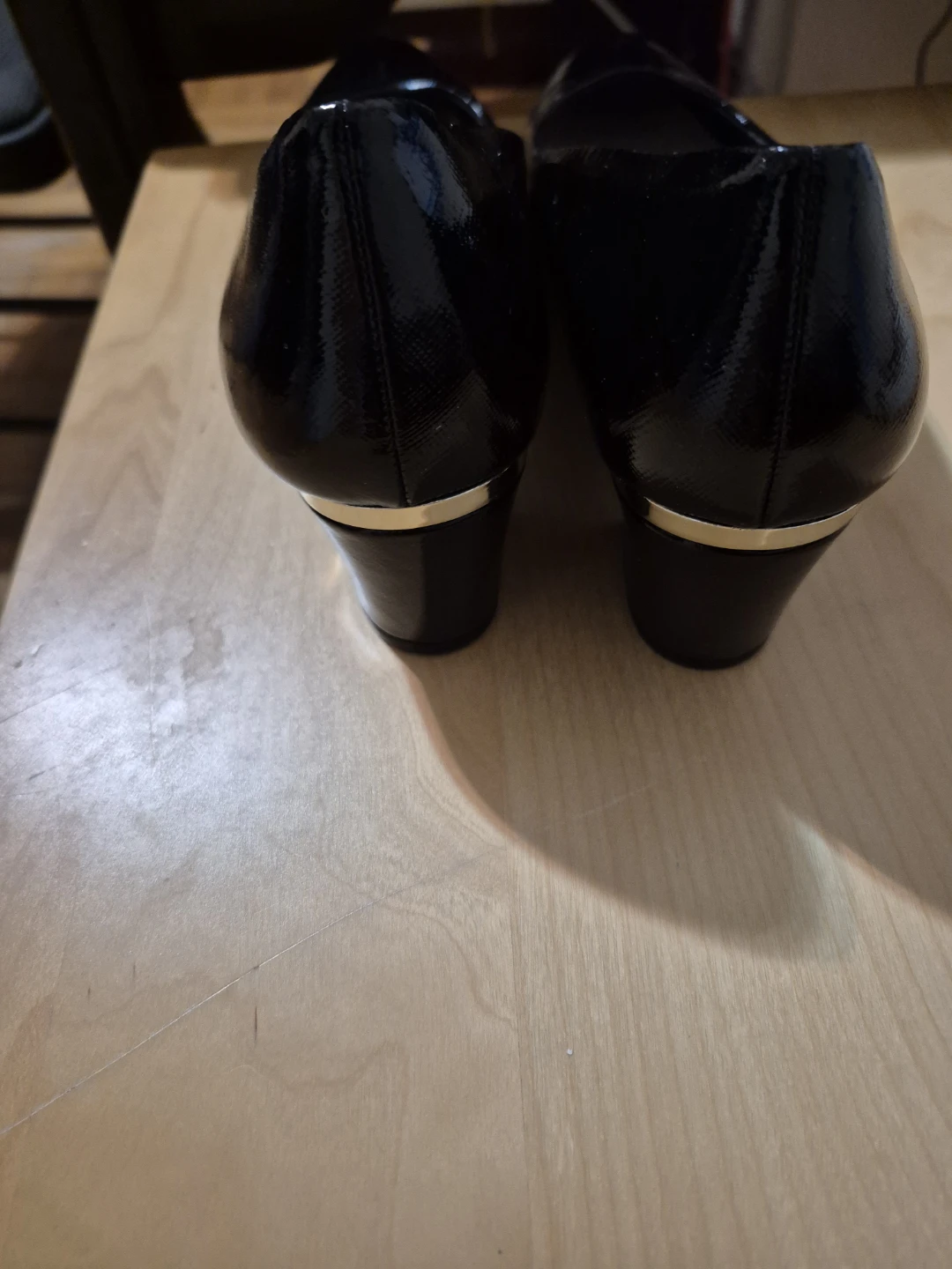 Soft Style Deanna Size 9 Wide Women's Black Patent Shoes - photo 3