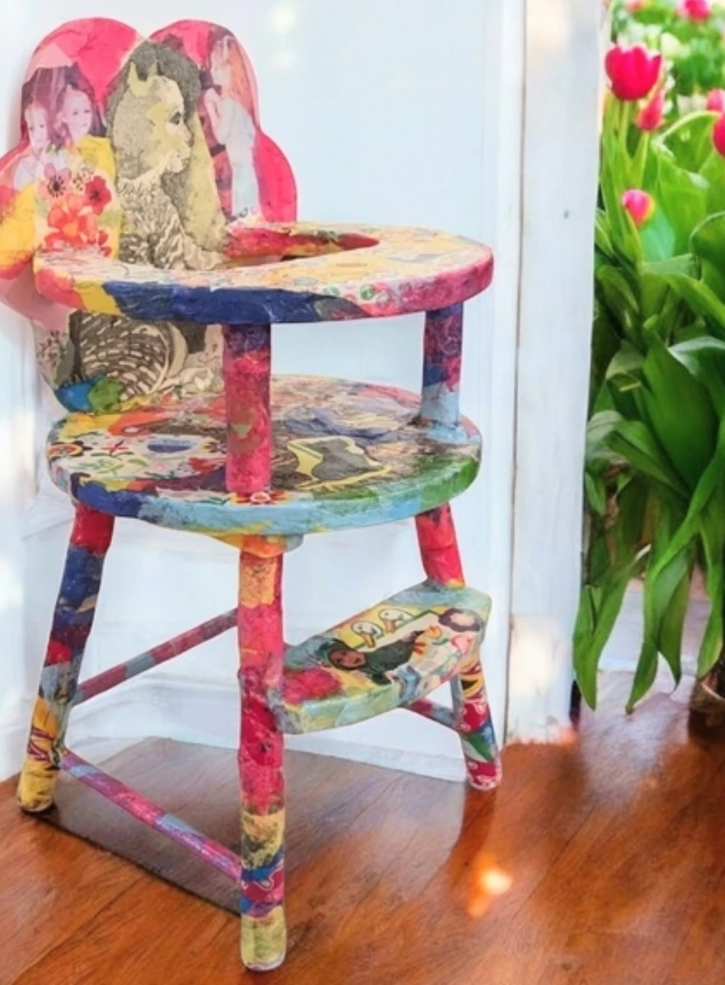 FREE Handcrafted wood doll highchair. - photo 3