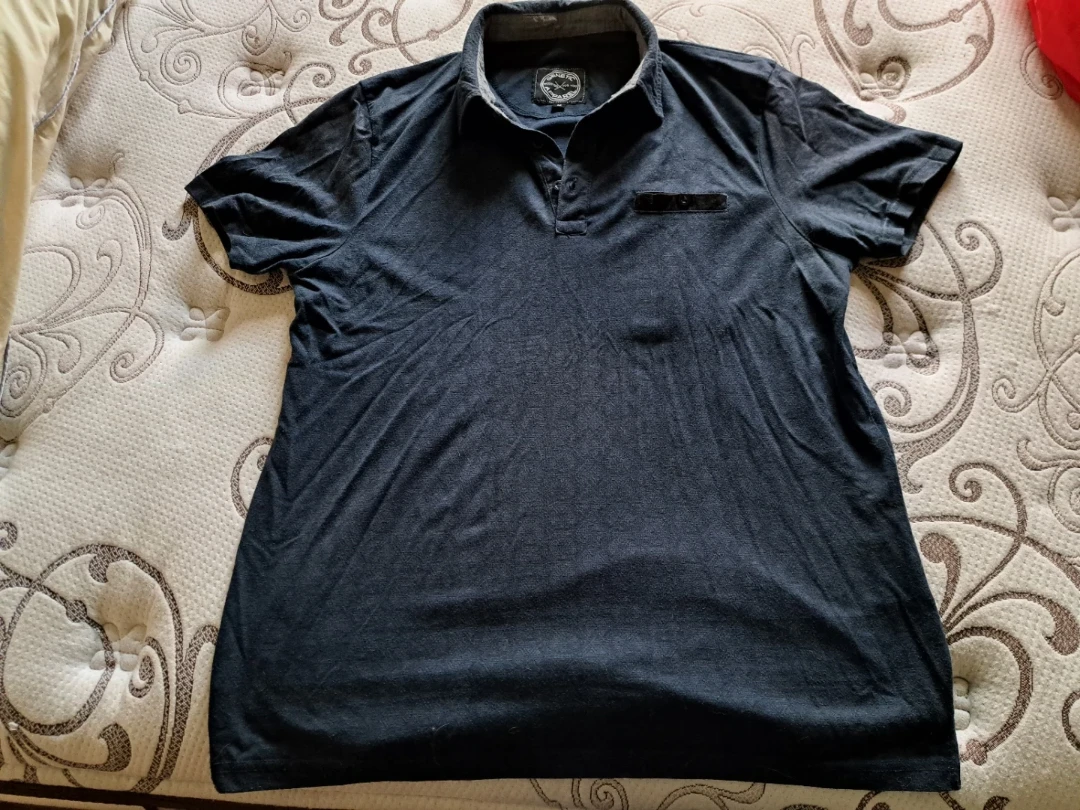 Genetic Apparel Polo Shirt - Navy Blue - Size M