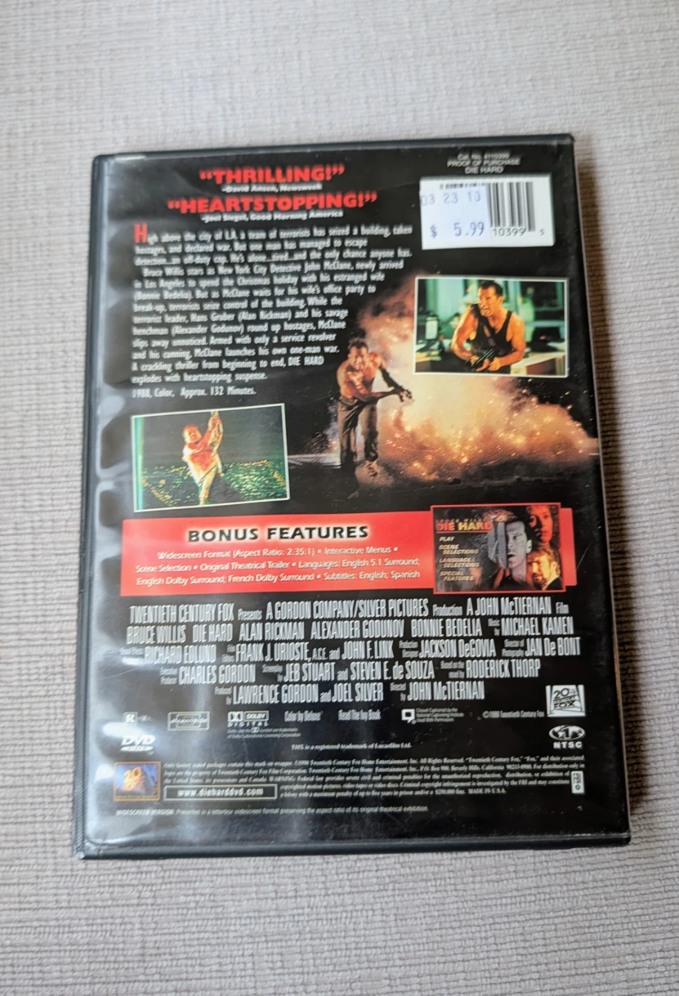 Die Hard DVD Movie - photo 2