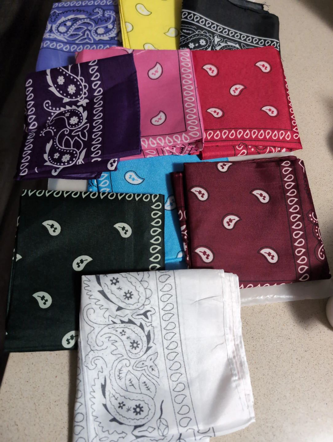 Mixed Colour Bandanas - 10 Pack - photo 3